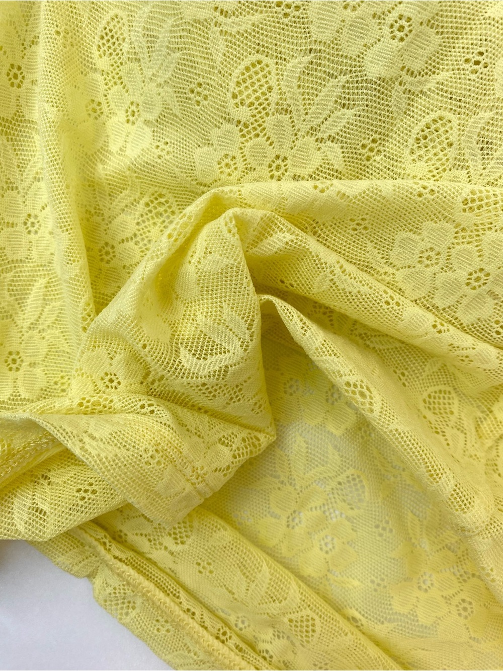 Andie NWT Lemon Lace Cover Up Maxi Dress, Size Small - Picture 9 of 12